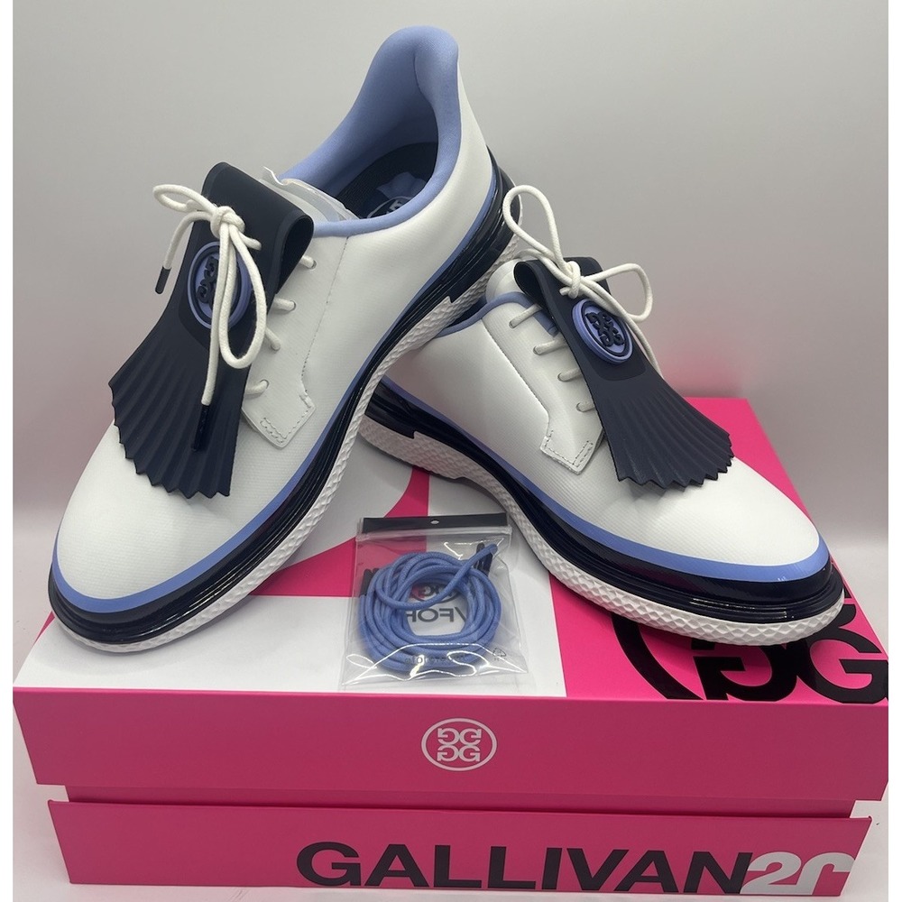 G/FORE Women's Gallivan2R TUXEDO STRIPE Kiltie Golf Shoes - Size 6 US -GLF000108
